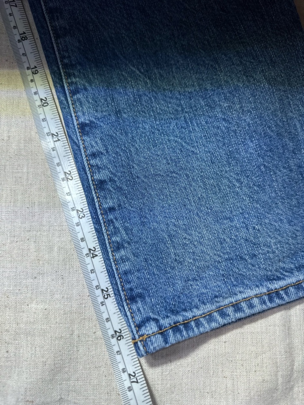 J. Crew Blue Denim Boyfriend Jeans with Floral Patchwork size 26 Women’s - Picture 7 of 8